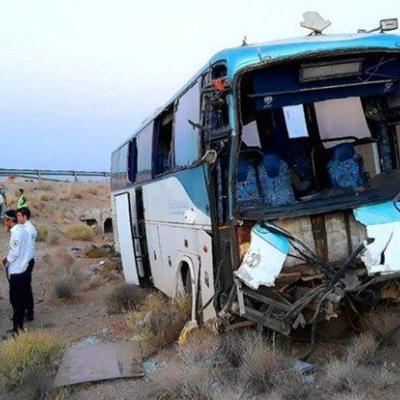 تصادف ۲ دستگاه اتوبوس در شیراز