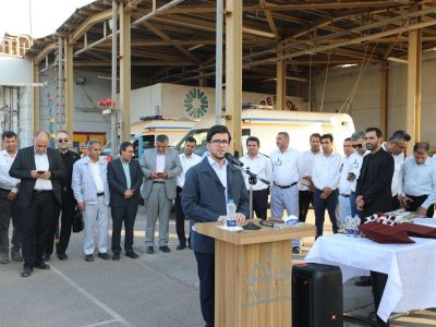 قدردانی مدیرعامل شرکت ملی پالایش و پخش از آتش‌نشانان حادثه آتش‌سوزی اسکله بندر شهید رجایی