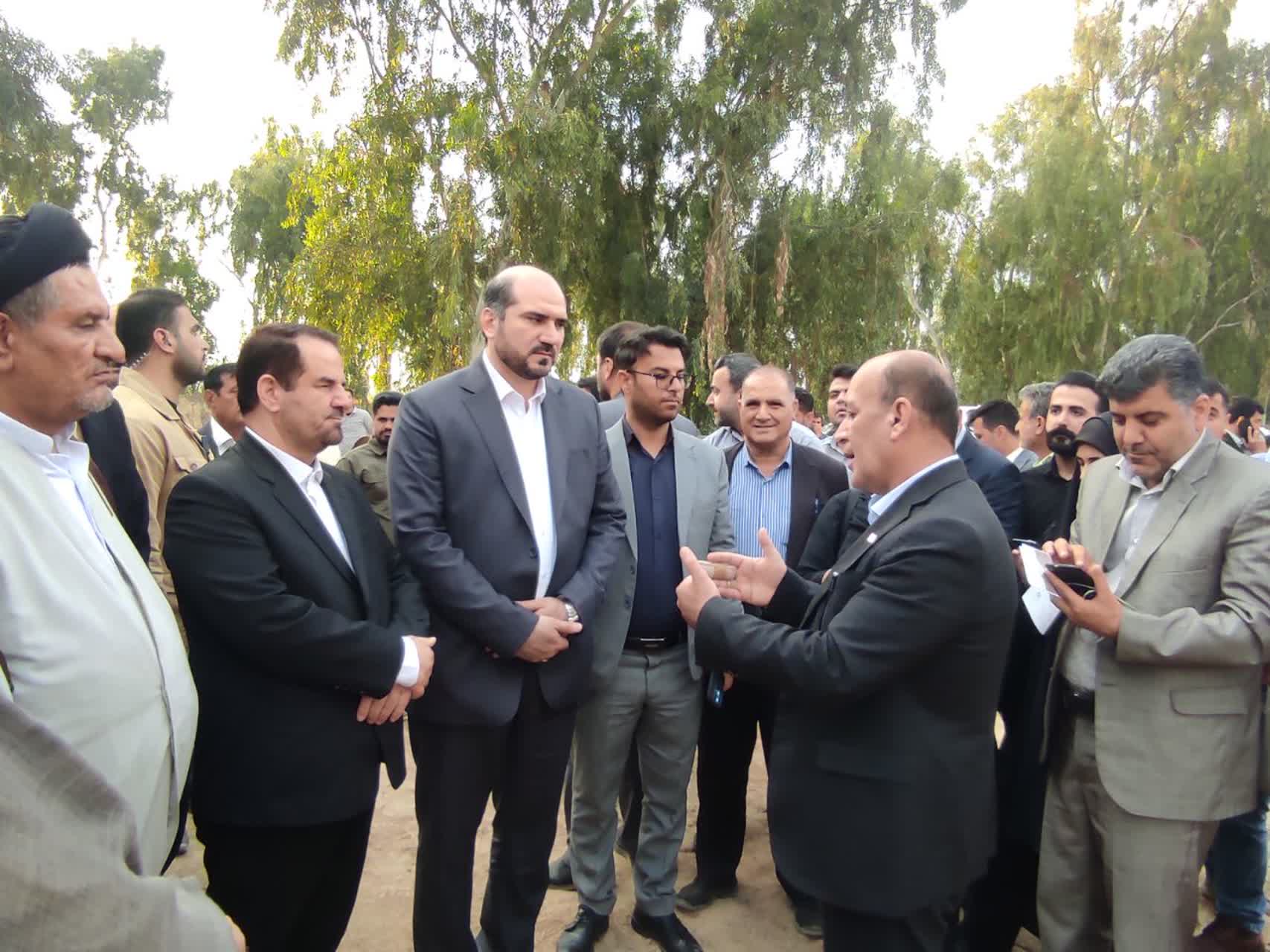بازدید معاون اجرایی رییس جمهور از طرح آبرسانی به چهار شهر دهدشت، چرام، سوق و لنده