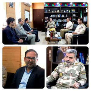 دیدار مدیرکل یگان حفاظت محیط زیست با فرمانده دریابانی استان بوشهر